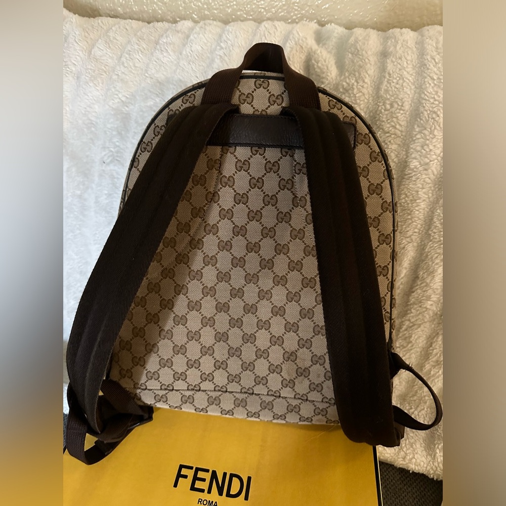 Authentic Gucci Back Pack (Used ) - image 2